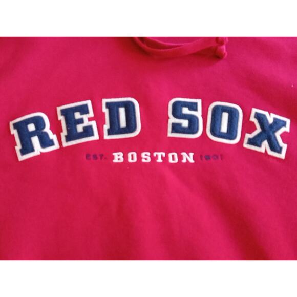 Boston Red Sox Sweatshirt MLB Gear for Sports Hoodie Sweatshirt XL Red Applique - Picture 2 of 9